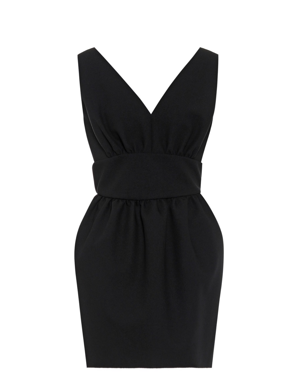 MSGM Cady Minidress -black vneck